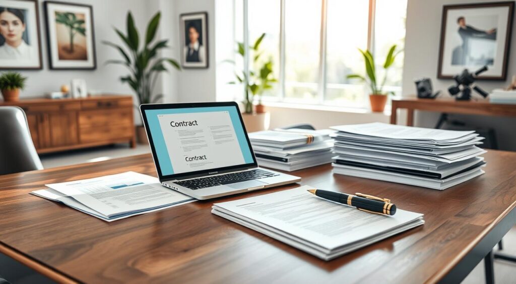 Elaboração de contratos empresariais