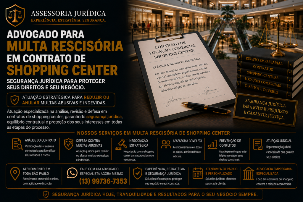 Advogado para Renovação de Contrato de Loja em Shopping em Jardim da Saúde | Segurança Jurídica 1 Advogado para Renovação de Contrato de Loja em Shopping em Jardim da Saúde