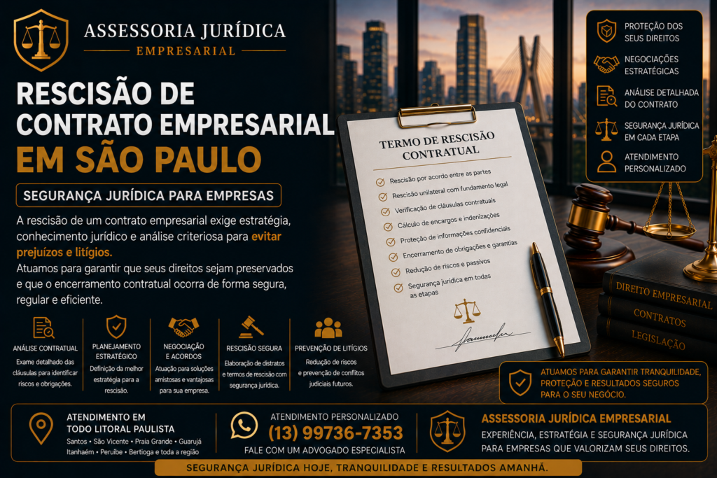 Rescisão de Contrato Empresarial em São Paulo | Segurança Jurídica para Empresas