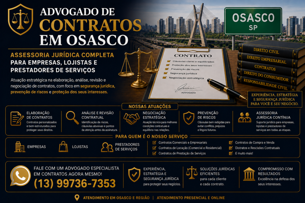 Advogado para Revisão de Contrato em Osasco