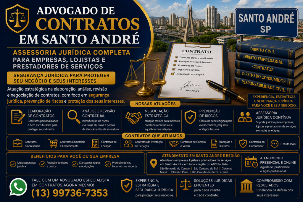 Advogado de Contratos em Santo André | Assessoria Jurídica 3 Advogado de Contratos em Santo André