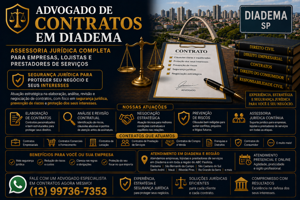 Advogado de Contratos em Diadema