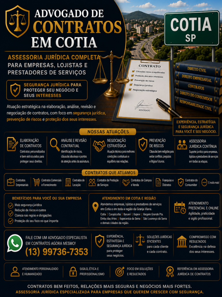 Advogado de Contratos em Cotia