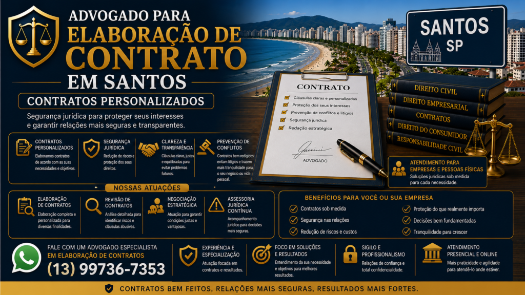 Advogado para Elaboração de Contrato em Santos