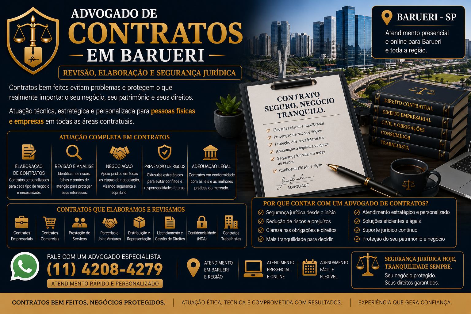 Advogado para Contrato Empresarial em Barueri
