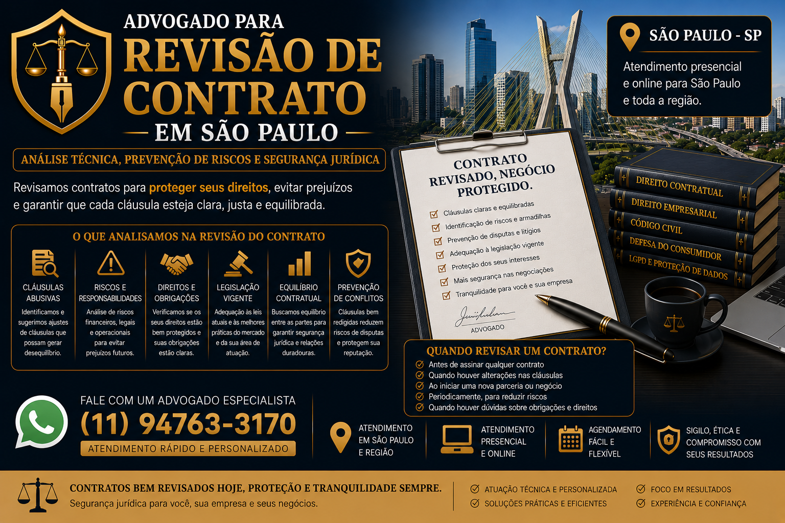Advogado para Revisão de Contrato em São Paulo